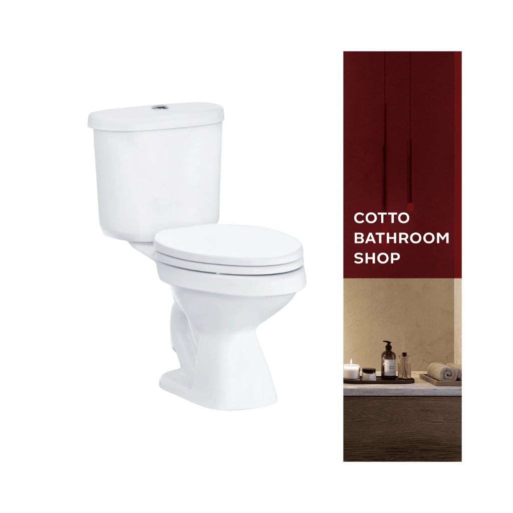 COTTO สุขภัณฑ์แบบสองชิ้น รุ่น C13960 Wendy 6L