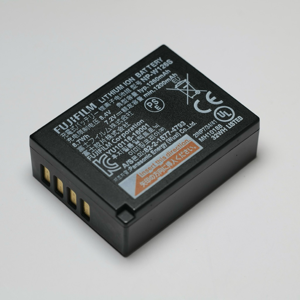 Fujifilm Li-ion Battery NP-W126S (ของแท้) 1260 mAh / 7.2V (USED)