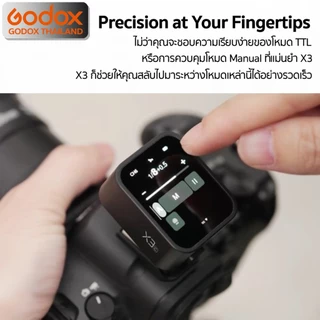 Godox Trigger X3 , TTL Wireless Flash Trigger 2.4GHz / Godox Thailand