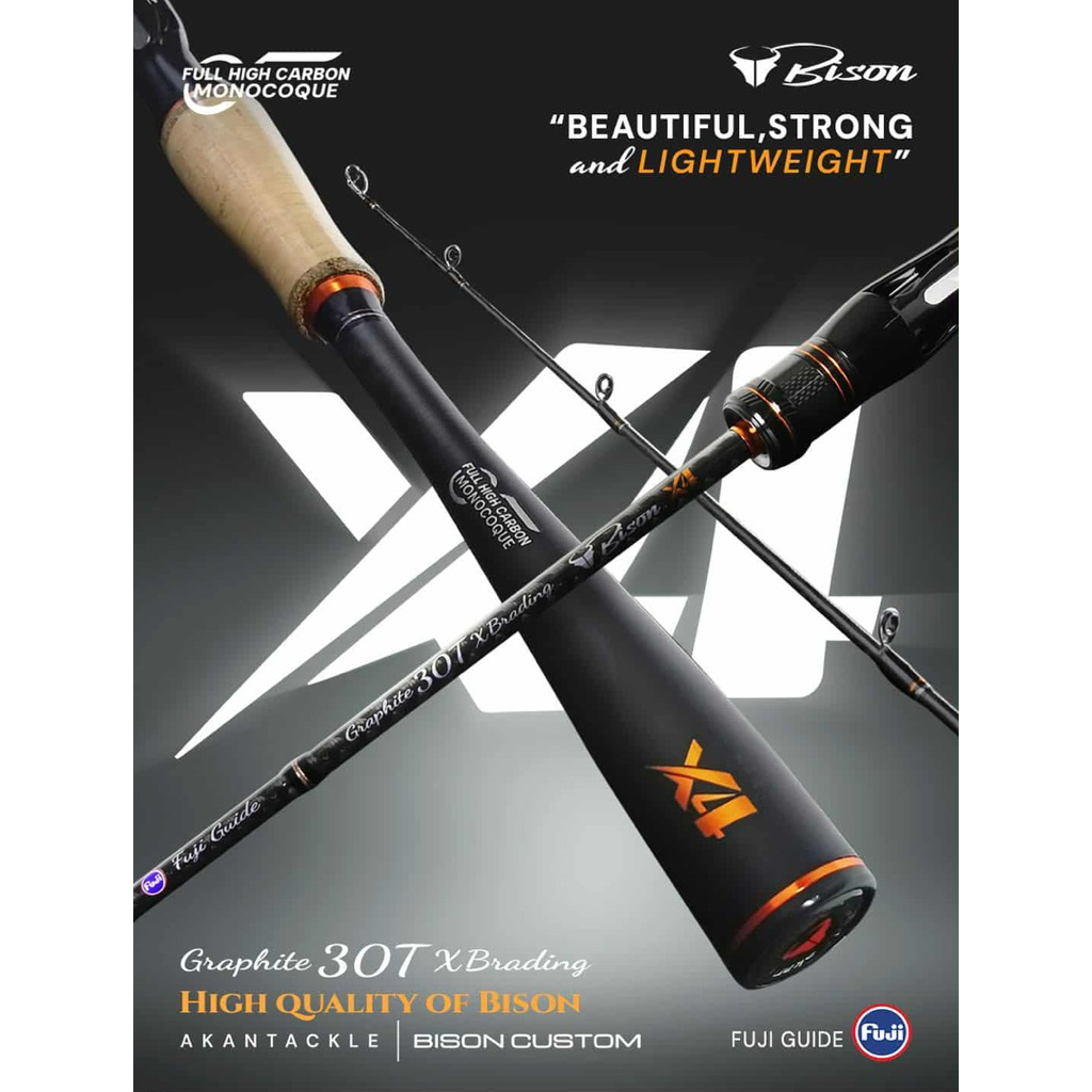 Bison X4 Fuji Guide คันตีเหยื่อปลอม New 2025