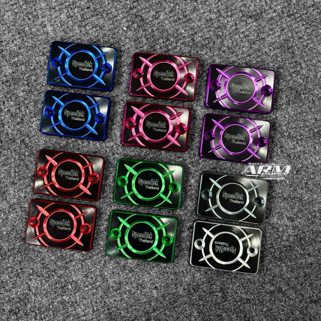 ฝาปิดปั๊มบนCNCทูโทน  PCX160-150/Forza/Click160 งานSpeedtek  (ราคาต่อคู่) มี6สีพร้อมส่ง ตรงรุ่น ใส่แทนของเดิมได้เลย