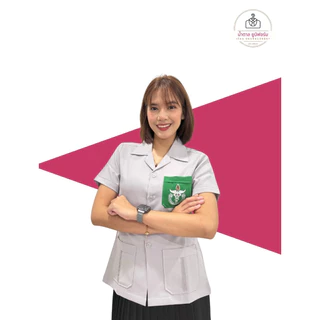 เสื้อ พอสว สีเทา ชาย-หญิง ผ้าคอตตอนโพลี