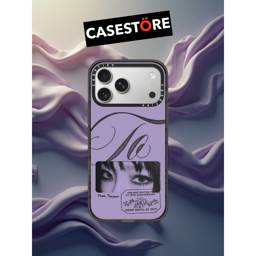 [🌷พร้อมส่ง🌷] CASETiFY | TAEYEON - TAEYEON RSVP Case ใช้สำหรับ iPhone 17 Series