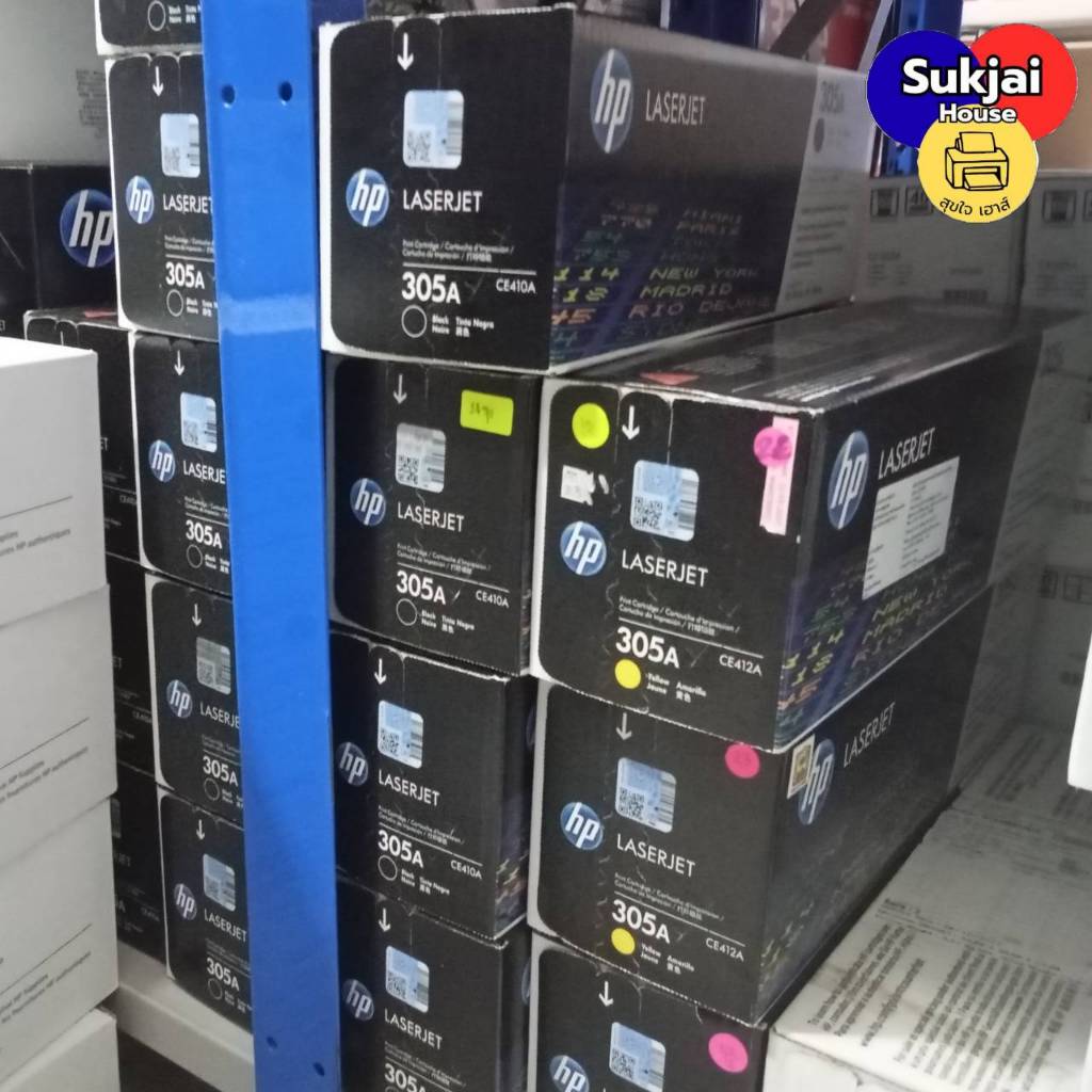 HP 305A CE410A/CE411A/CE412A/CE413A Black ตลับหมึกโทนเนอร์ ของแท้