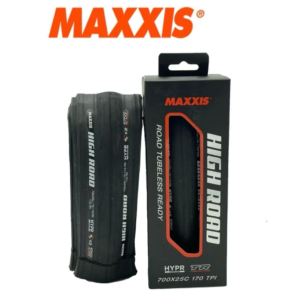 ยางเสือหมอบ MAXXIS Hight Road 700x28c (Tubeless Ready) ยางระดับแข่งขัน คุณภาพเยี่ยม