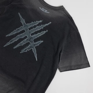 URTHE - เสื้อยืด Oversize รุ่น ANGRY BOSS FADED T-SHIRT (SUPER BOSS Series)