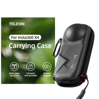 Telesin Insta360 X5 / X4 Carrying Case กระเป๋าเก็บกล้องแบบเปิดด้านล่าง