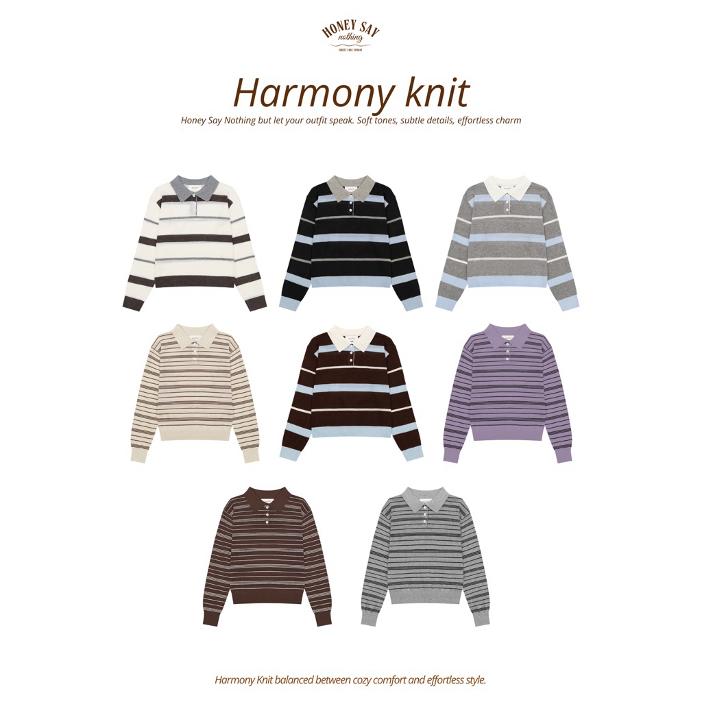 MALISTA -  Harmony knit เสื้อไหมพรม ผ้าไม่หนา