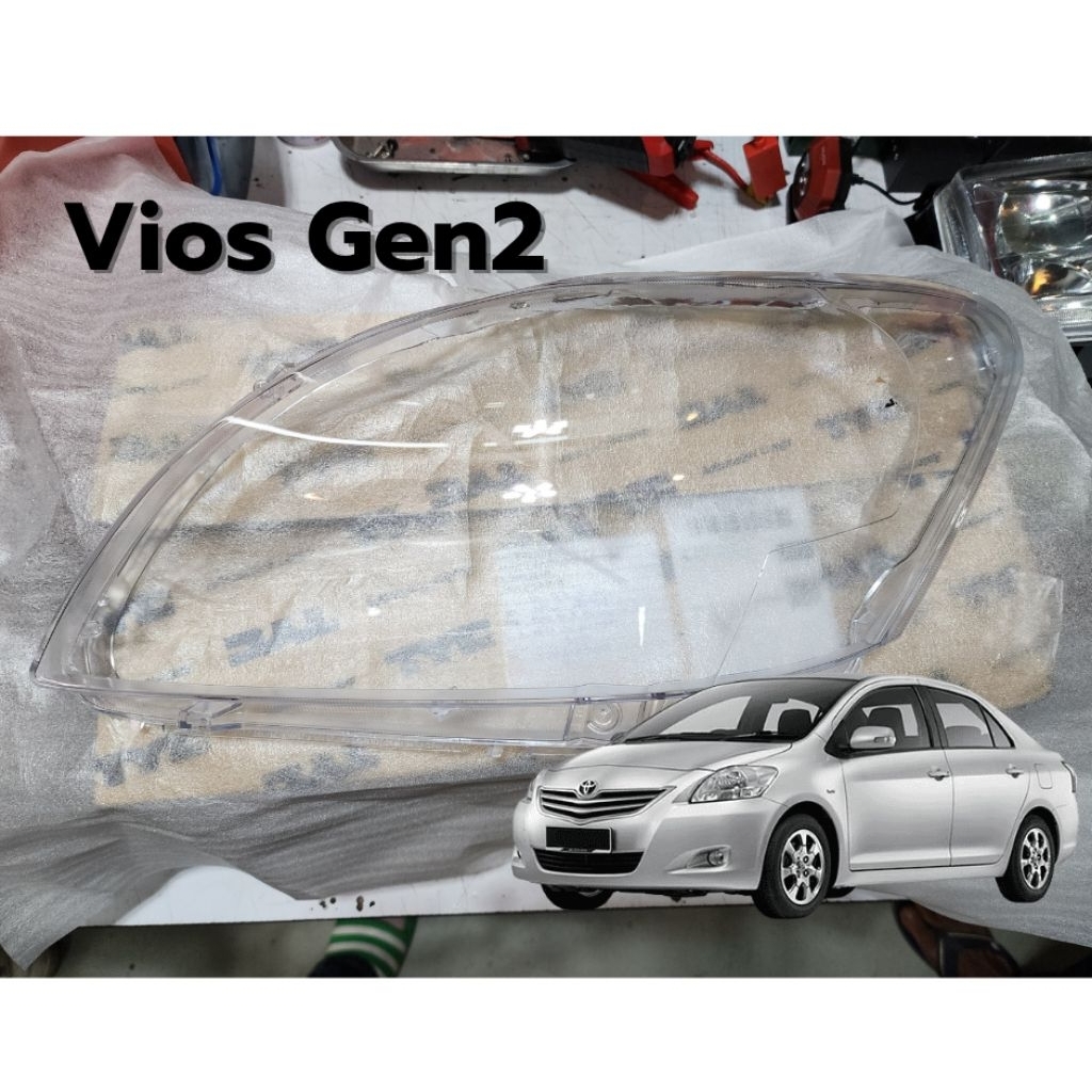 กรอบเลนส์ไฟหน้า toyota vios 2008 ถึง 2012 Gen 2​