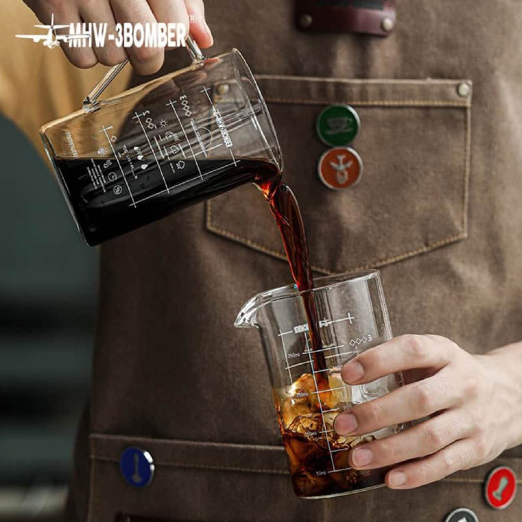 MHW-3BOMBER Coffee Server เหยือกเสิร์ฟกาแฟทรงบีกเกอร์ ขนาด 360 / 500 ml
