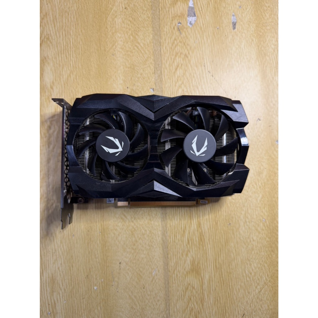 ขายการ์ดจอมือสอง ZOTAC GAMING GTX1660SUPER 6GB ต่อไฟเพิ่ม 8pin