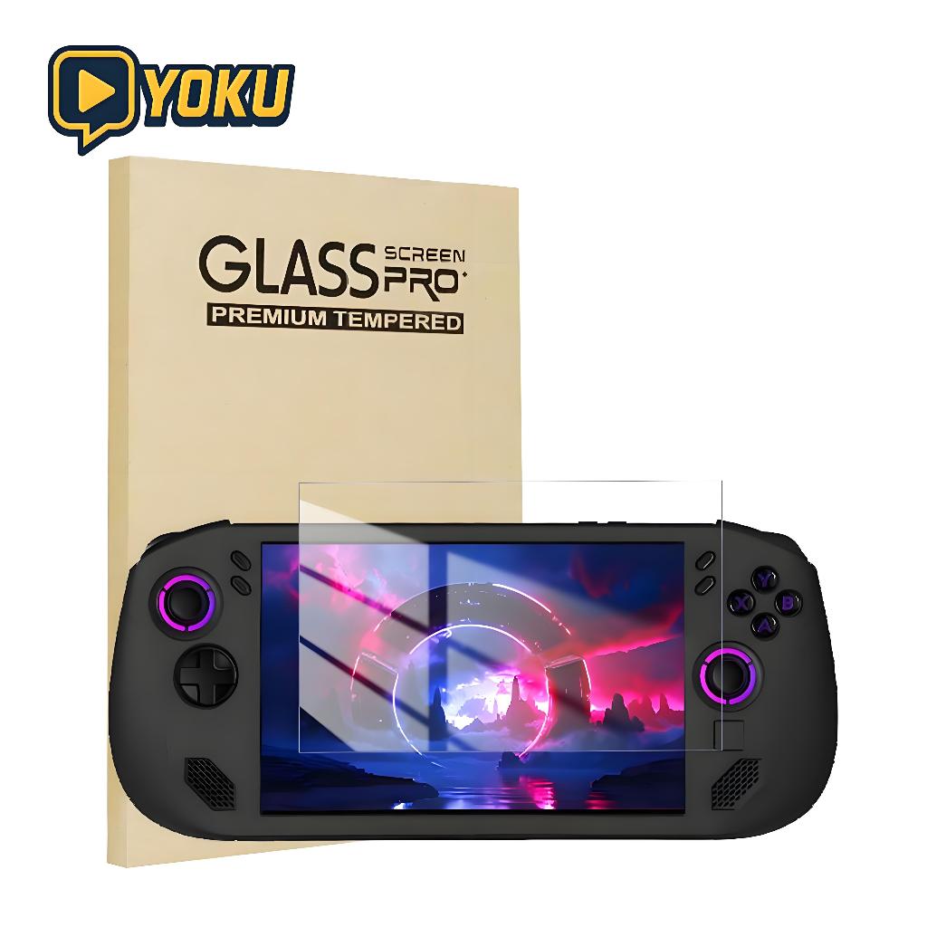 เหมาะสำหรับคอนโซลเกม Lenovo Legion GO S/Legion GO 2 กระจกนิรภัย แบบกระจก 9H ฟิล์มกันรอยหน้าจอ