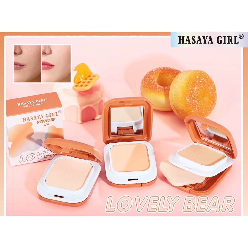 (🔥ของแท้/ส่งไว🔥) HASAYA GIRL Powder แป้งพัฟขนาดพกพา JH3837