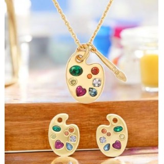 เครื่องประดับ ต่างหู สร้อยคอ จานสี Paint The Town Studs