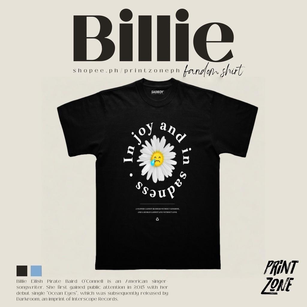 [ ส่งด่วน ]SADBOY® | Sadness | 100% Organic Cotton