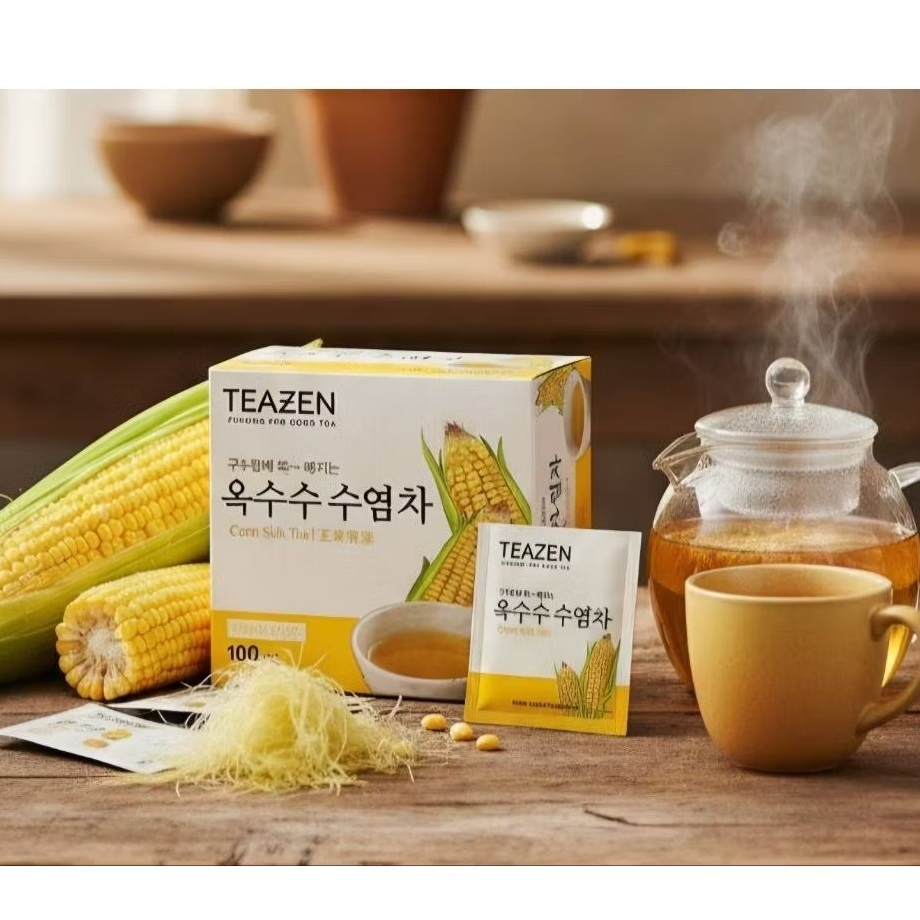 พร้อมส่ง✅ 🌽TEAZEN Corn silk tea ชาไหมข้าวโพด🌽 ชาลดบวมน้ำ