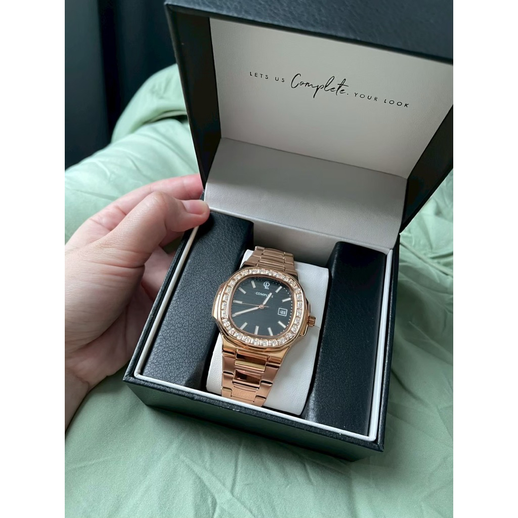 นาฬิกาComplete look💎 แท้💯ทองปัดดำ🖤