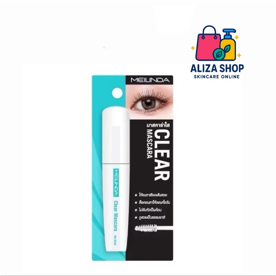 (1ชิ้น)เมย์ลินดา เคลียร์ มาสคาร่า MEI LINDA CLEAR MASCARA MC 6020