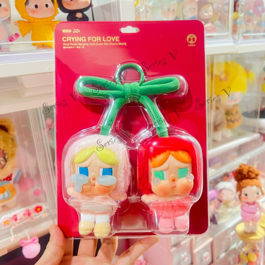 📍พร้อมส่ง💯%  Crybaby Cherry 🍒 [ของแท้💯% POP MART] Restock ล็อตใหม่ล่าลุ่ด