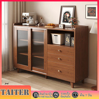 【Taiter】🔥ตู้เก็บของ ตู้เก็บจานชาม ตู้ครัว ขนาดใหญ่ พร้อมประต…