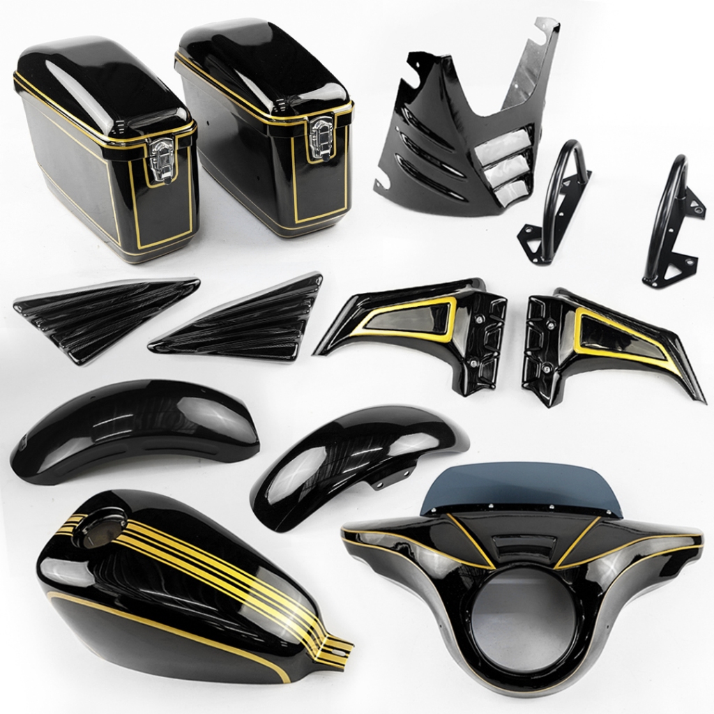 Honda Rebel  300 ชุดแต่งทัวร์ริ่ง สีดำ รอบคัน ปี 2017-2025  BY MAXRACING777