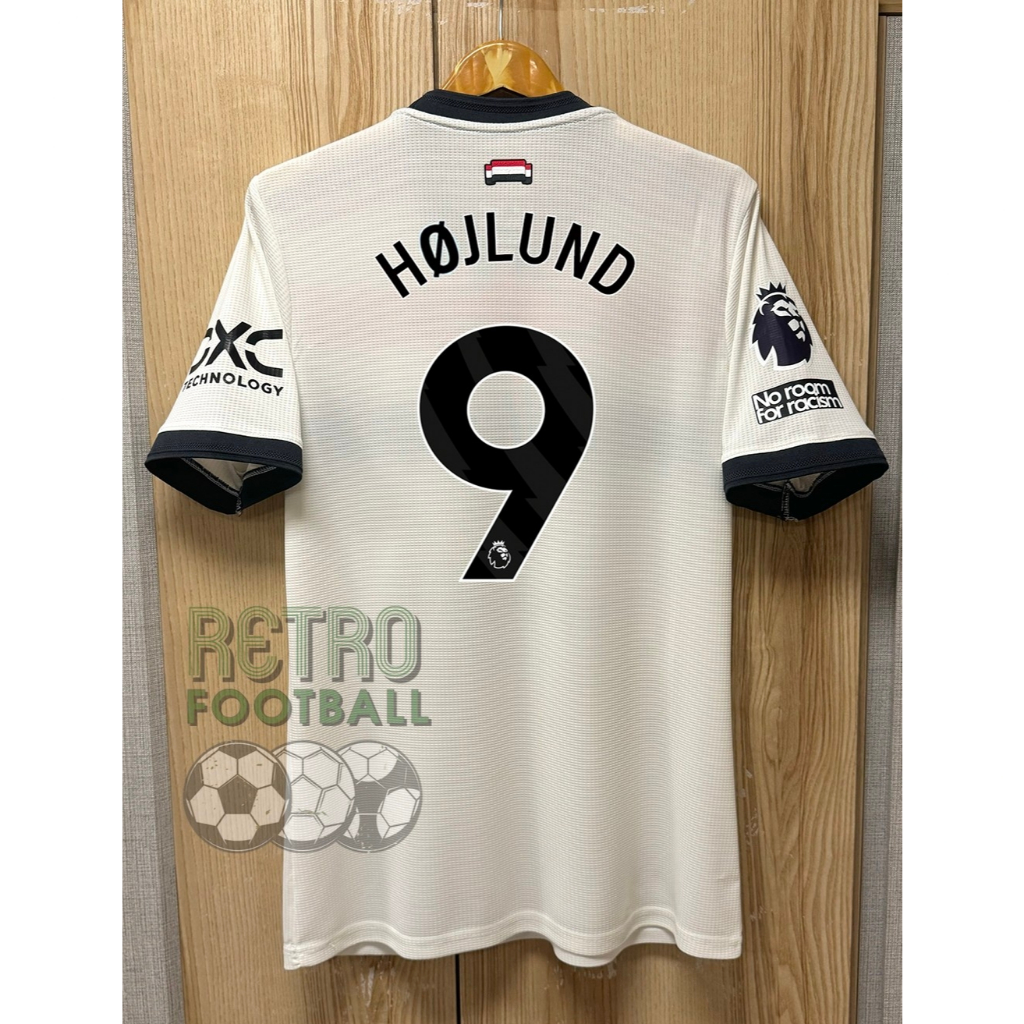 ล้างสต๊อก!! เสื้อกีฬาฟุตบอล IIมuยู PLAYER เกรดนักเตะ Third ชุดสาม ปี 24/25 ฟลูออฟชั่น EPL ชื่อเบอร์นักเตะในทีม - รูปที่ 3