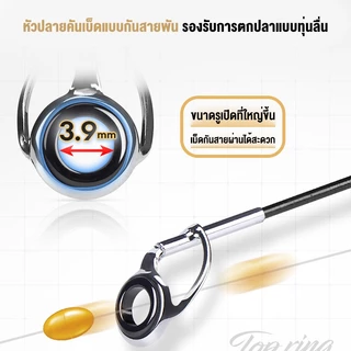 คันเบ็ดยืดหดได้ 1.6 ม.-2.4 ม. คันเบ็ดคาร์บอนไฟเบอร์ EVA จับคันเบ็ดตกปลา พับแล้วพกพาง่าย พับแล้วมีความยาวเพียง 45 ซม.