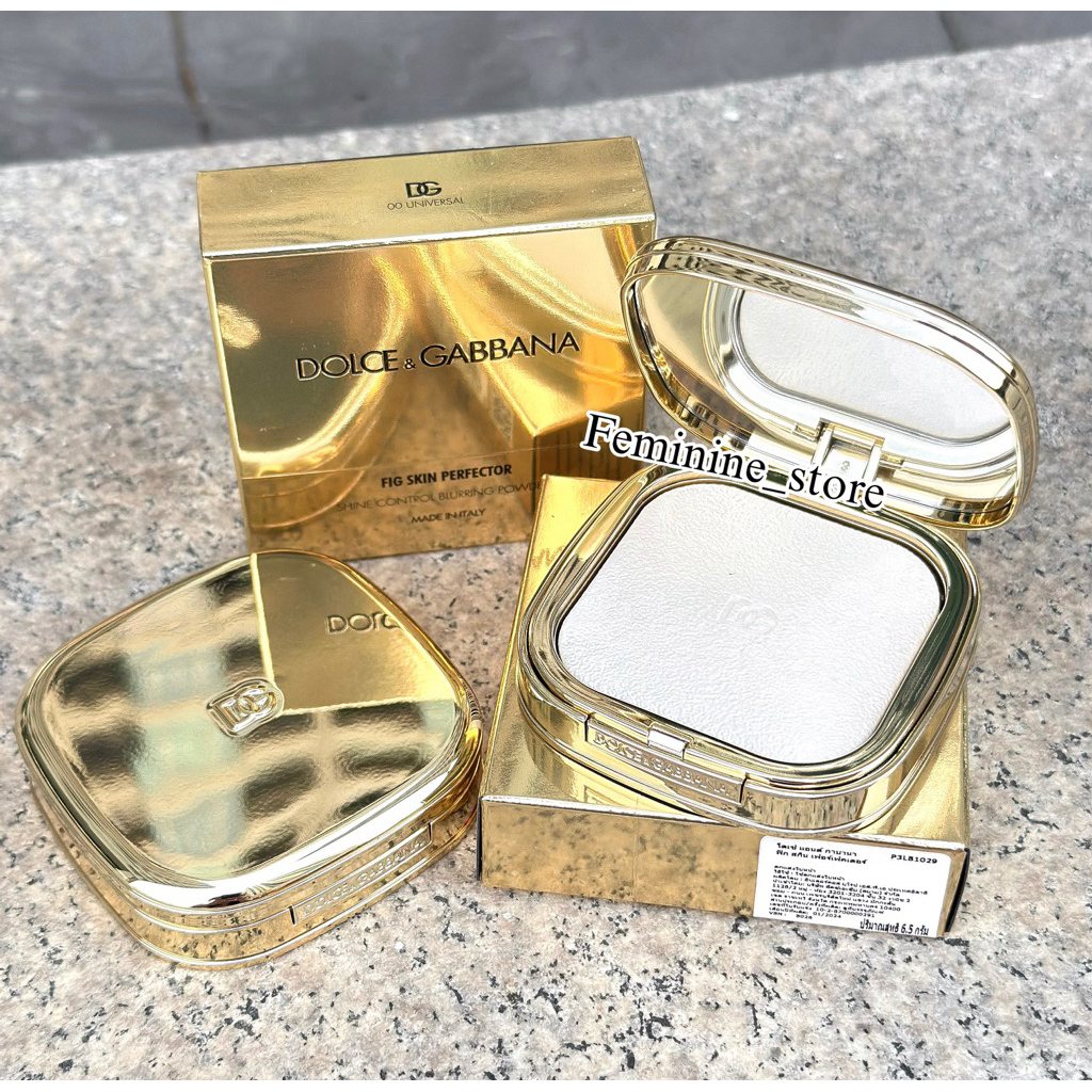 ✨ป้ายไทย✨แป้งนางฟ้าเบลอรูขุมขน D&G Fig Skin Perfector shine control blurring powder ผลิต01/2024