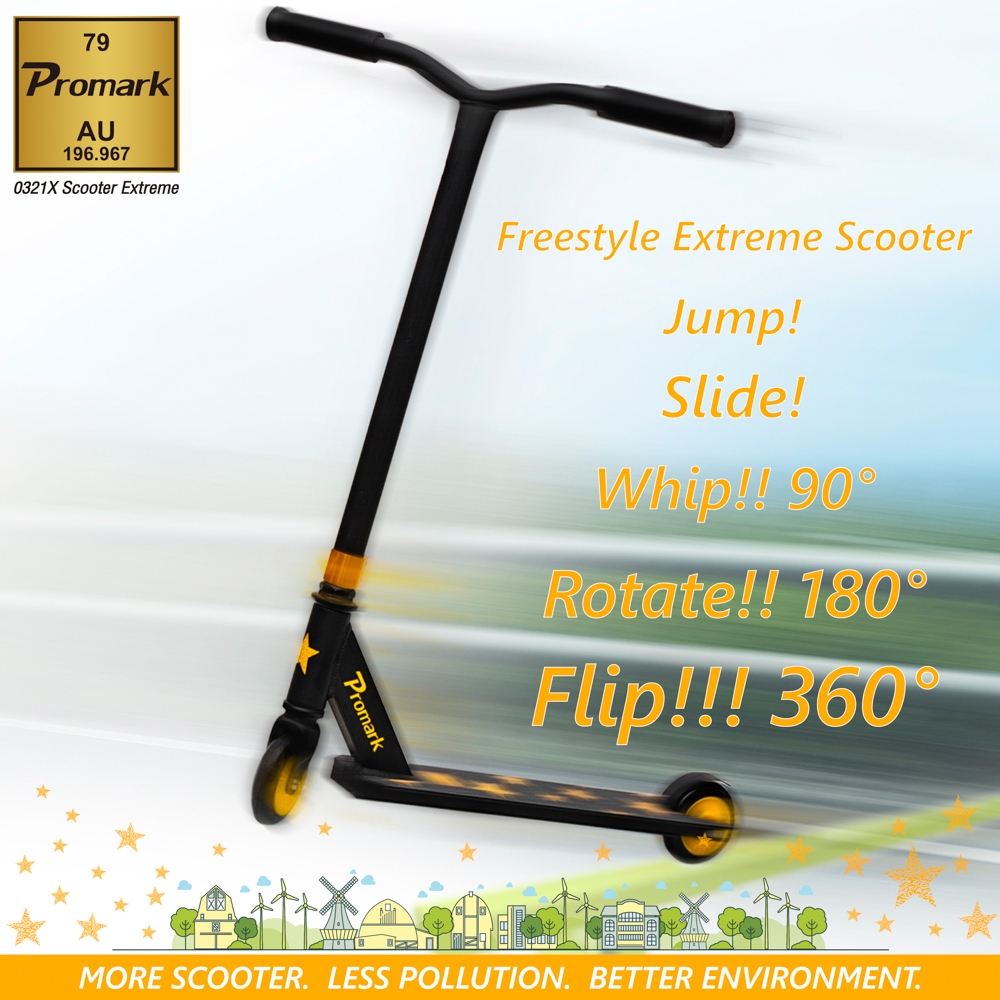 (ประกัน 1ปี) แถมฟรี! สนับชุด Promark Scooter สกู๊ตเตอร์ ขาไถ เอ็กซ์ตรีม ดีไซน์พิเศษ (ไม่ใช่ไฟฟ้า) - รูปที่ 7