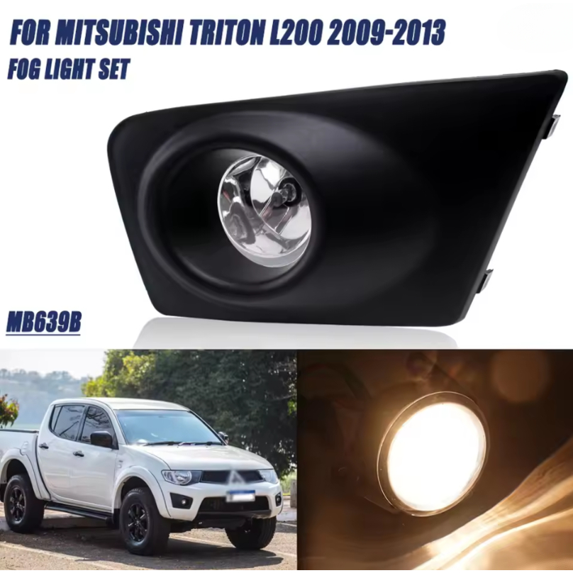 1 คู่ DLAA สําหรับ Mitsubishi Triton L200 2009-2013 ด้านหน้าหมอกไฟจัดแต่งทรงผมรถ Spot Light หมอกโคมไฟพร้อมสวิตช์ - รูปที่ 6