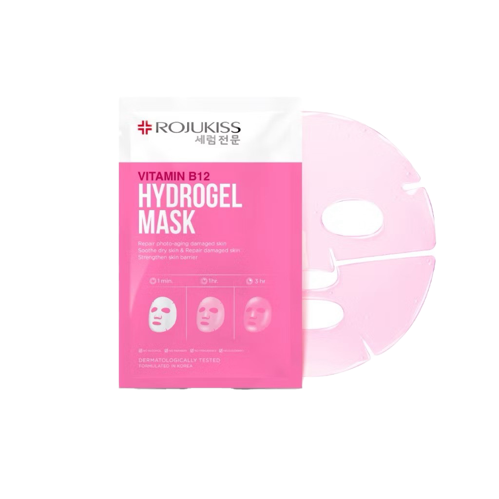 [ ซอง ] Rojukiss Niacinamide / PDRN Hydrogel Mask โรจูคิส ไนอาซินาไมด์ / พีดีอาร์เอน มาส์ก 33g. - รูปที่ 4