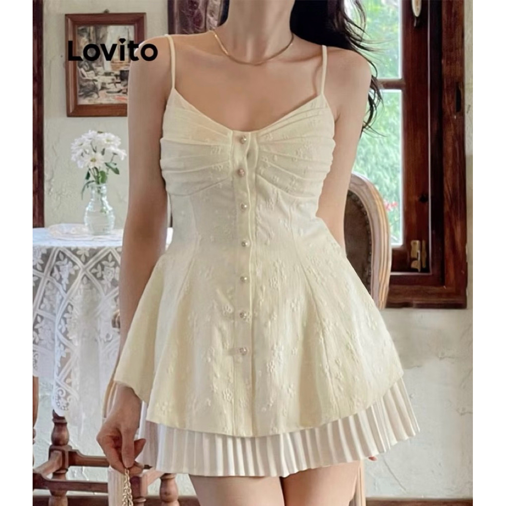 เดรสแบรนด์ Lovito  💫