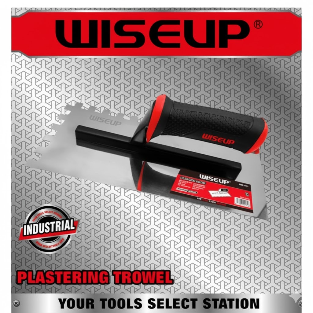 เกรียงฉาบปูนแบบฟันปลา WISEUP :โอเคอะไหล่แอร์