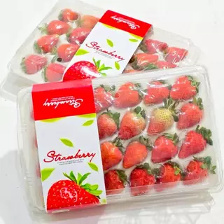 🍓 สตอเบอรี่สด 🍓 แพ็ค 20-24 ลูก โปรดอ่านรายละเอียดก่อนสั่งซื้อ