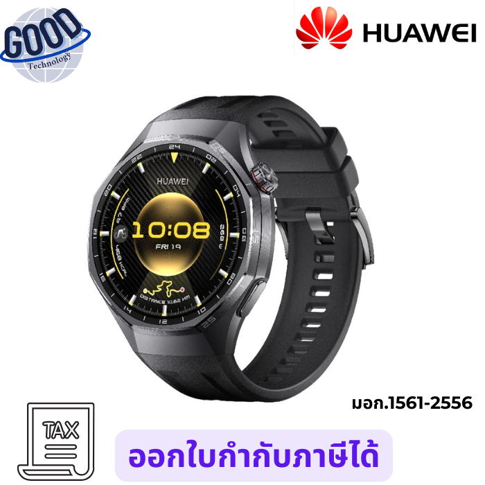 Huawei Watch GT6 Pro 46mm ( รุ่น HW-WATCH-GT6P-46MM-FLU(BK) )  Black  เช็คสินค้าก่อนสั่งซื้อ