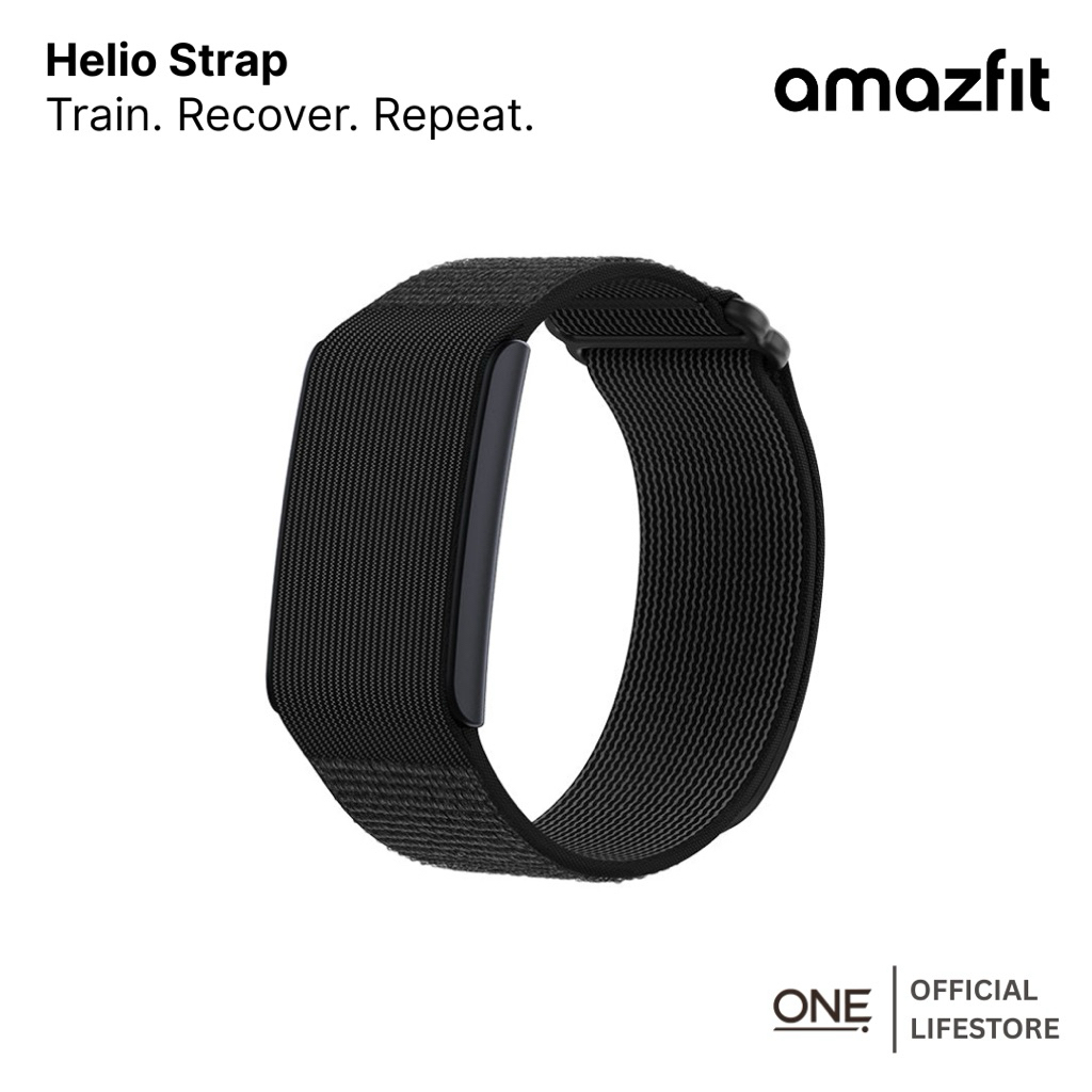 Amazfit Helio Strap (Black) Fitness Tracker (Pre-Order) + ประกัน 1 ปี