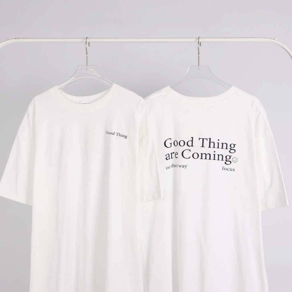 เสื้อยืด  oversize cotton 100% คอกลม แขนสั้น  งานป้าย Anywere