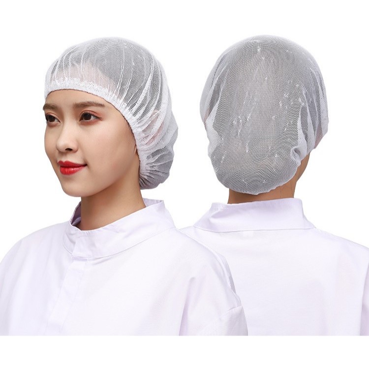 (พร้อมส่ง) หมวกตาข่าย Mesh Cap หมวกคลุมผม สำหรับทำอาหาร ร้านอาหาร โรงงาน ทำงานห้องปฏิบัติการ
