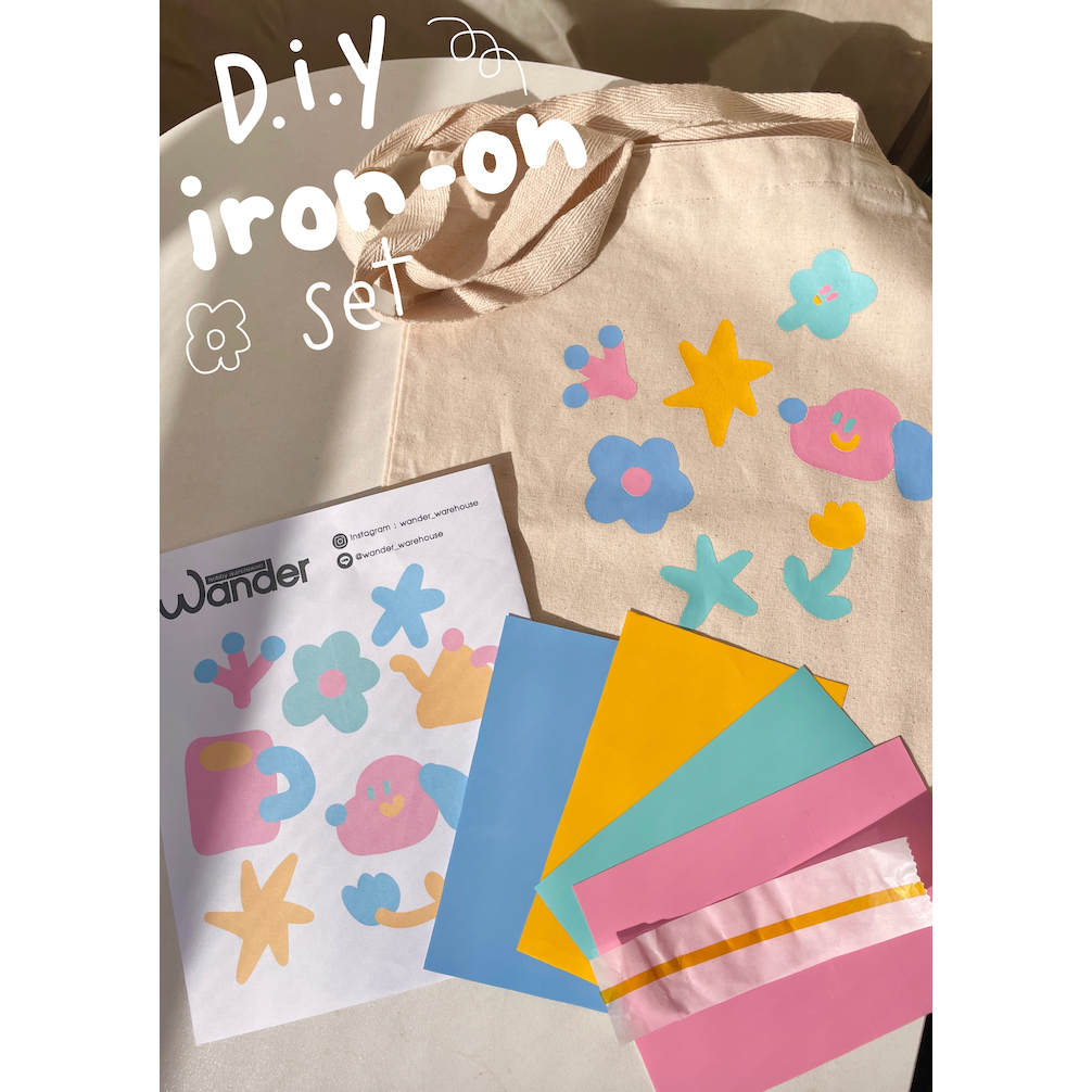 ชุดอุปกรณ์ DIY ตัวรีดร้อนบนกระเป๋า | DIY heat-transfer screen Bag