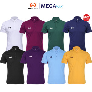 เสื้อโปโล Warrix 252PLACL30 รุ่น LINEX POLO SHIRT ผ่าชายข้าง โลโก้ปัก รุ่นใหม่2025