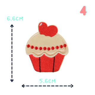 ✨สติ๊กเกอร์ติดเสื้อ UC14 DIY:ลายคัพเค้ก cup cake 🧁ของหวานน่าทาน ลอกกระดาษแล้วแปะบนผ้าได้เลย