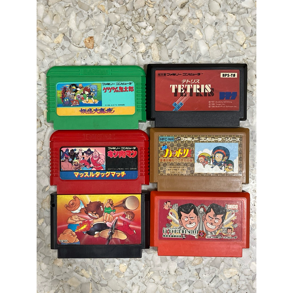 Famicom ตลับแท้ fc ตลับละ 120 บาท