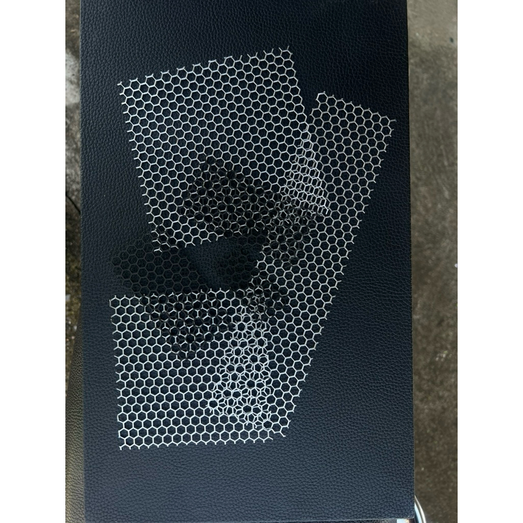 ตะแกรงเหล็กลำโพง ตะแกรงเหล็กตัดตามขนาด สำหรับพอตลม ตะแกรงเหล็กลายรังผึ้ง