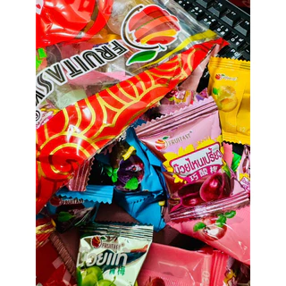 (1ถุง) (250g./500g./1Kg.)ฟรุ๊ตตาซี่ บ๊วยรวมรส เม็ดใหญ่ คัดพิเศษ เปรี้ยวอมหวาน ชุ่มคอ