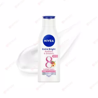 Nivea Extra Bright Radiant & Smooth Body Lotion นีเวีย เอ็กซ์ตร้า ไบรท์ เรเดียนท์ แอนด์ สมูท บอดี้ โลชั่น 125 ml.