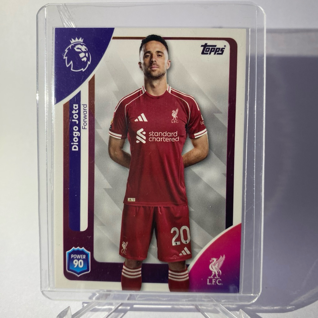 การ์ดนักฟุตบอล DIOGO JOTA, LIVERPOOL, TOPPS 2025