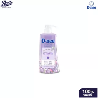 D-NEE ดีนี่ บอดี้ บาธ เอ็กซ์ตร้า ไฮยา 450 มล. ครีมอาบน้ำ ผิวนุ่ม ชุ่มชื้น อิ่มน้ำ