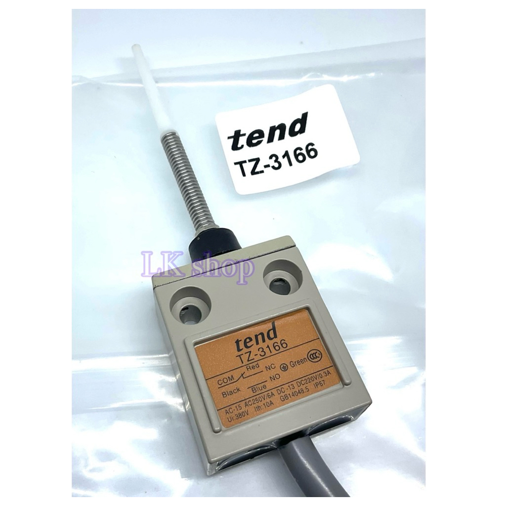 TZ-3166 Tend Limit Switch สายยาว 3M 1NO 1NC 10A 250VAC ลิมิต สวิตช์ มีสินค้าพร้อมส่งในไทย (ออกบิลได้