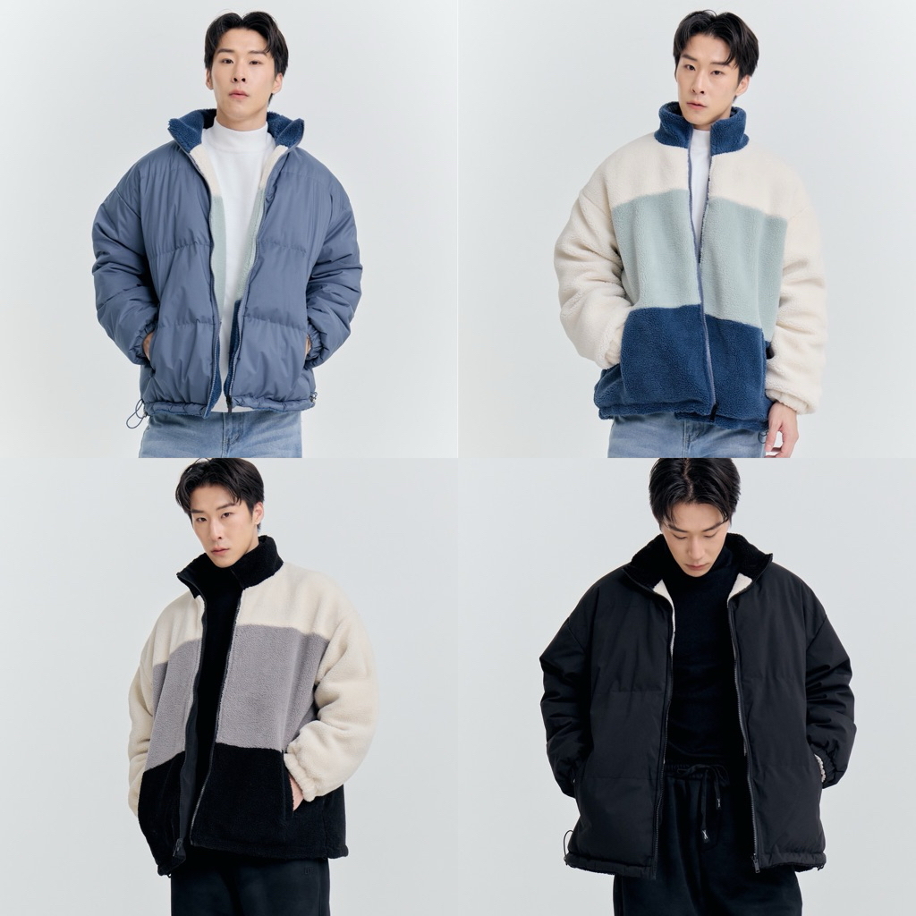 [umore.edition] ✨ 2-side Jason Fleece jacket (🌡️ติดลบได้) ใส่ได้2ด้าน กันหิมะ หนา นุ่มอุ่น เลขตัวเดี