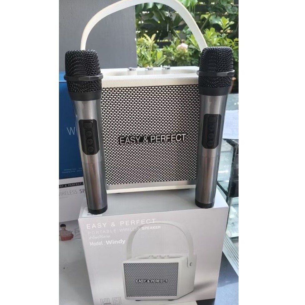 ลำโพงไร้สายรุ่นWINDYสีขาวเครื่องใหม่มือ1
